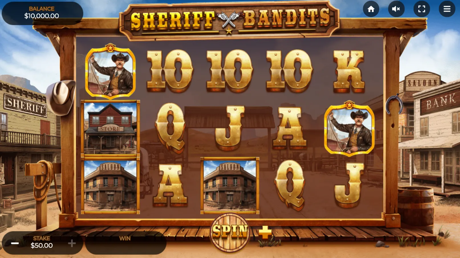 Sheriff vs. Bandits Theme, Graphics, and Sounds