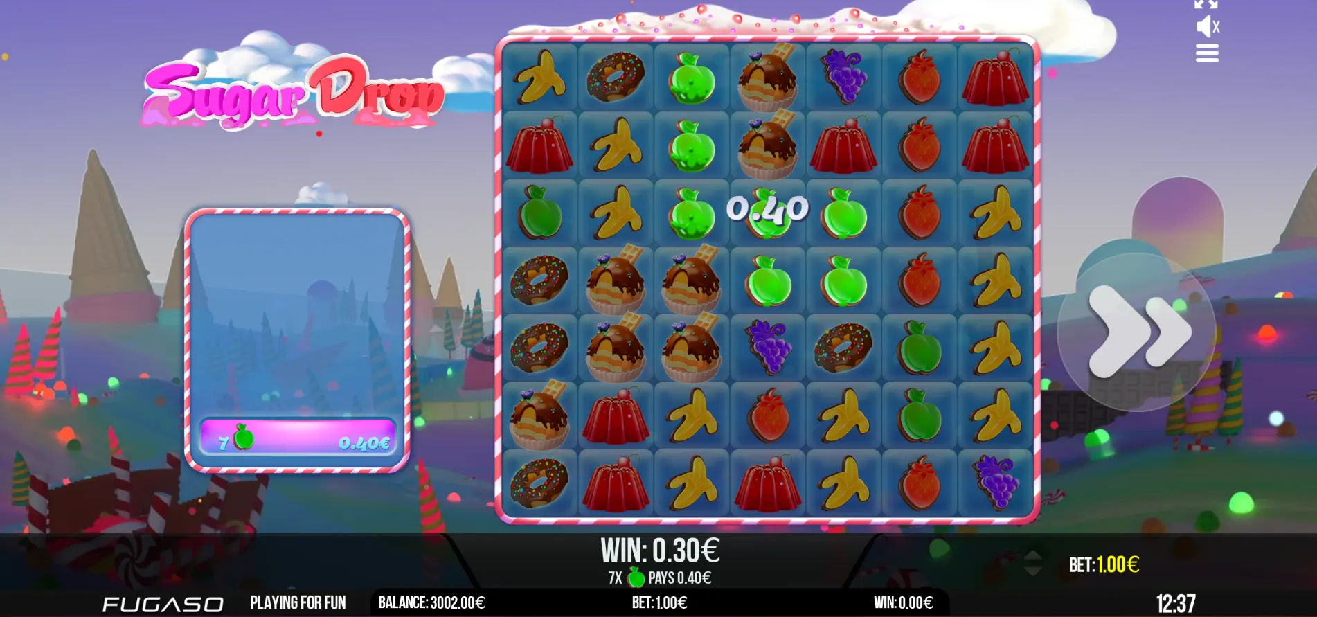 Sugar Drop Theme, Graphics, and Sounds