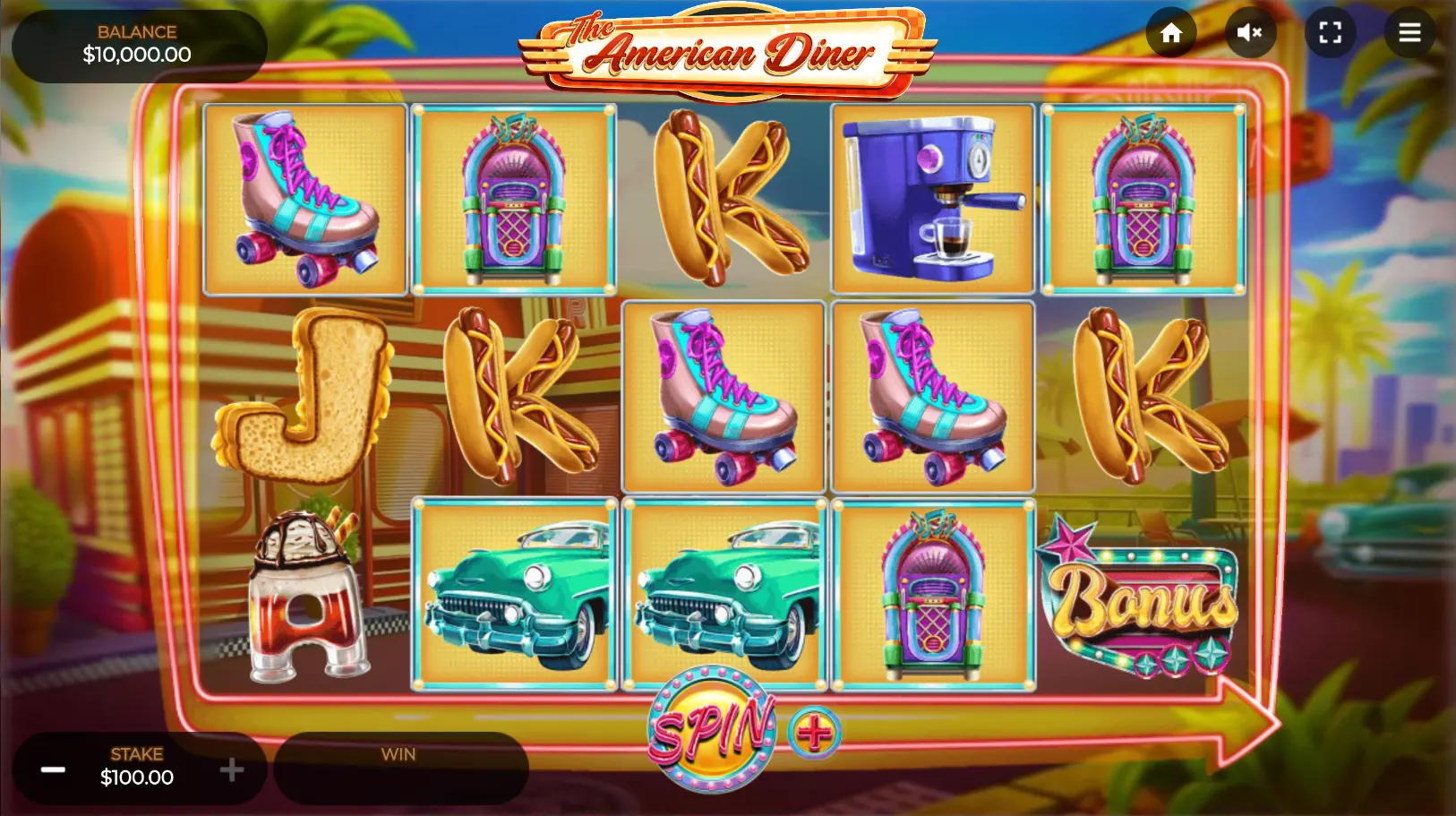 The American Diner Theme, Graphics, and Sounds