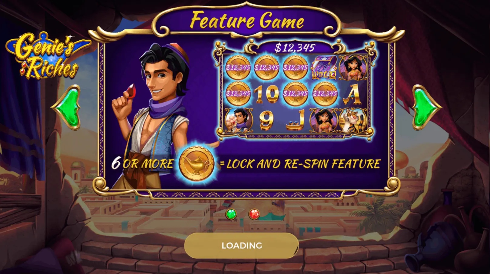 Genie's Riches Bonus Mechanics