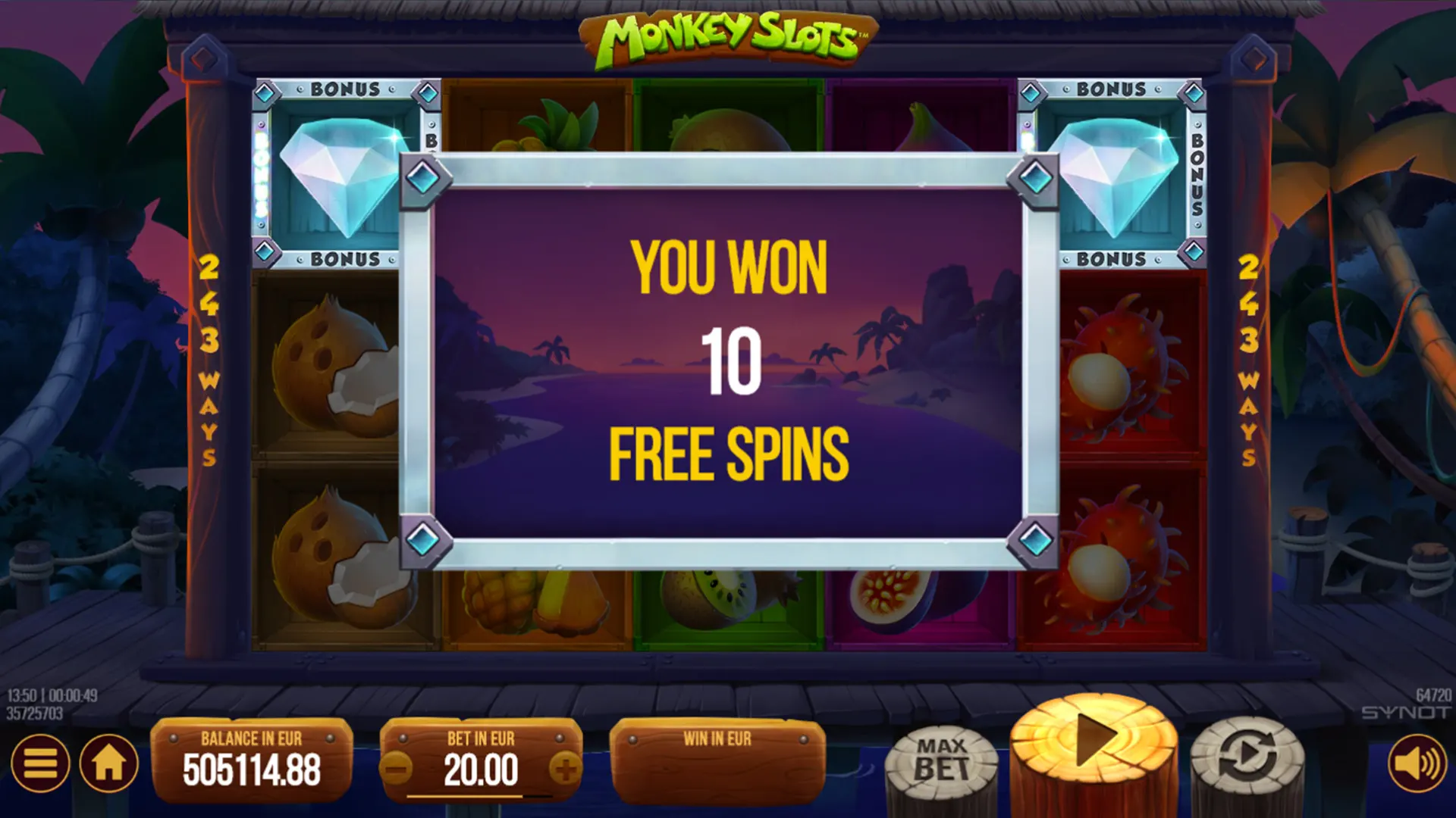 Monkey Bonus Mechanics