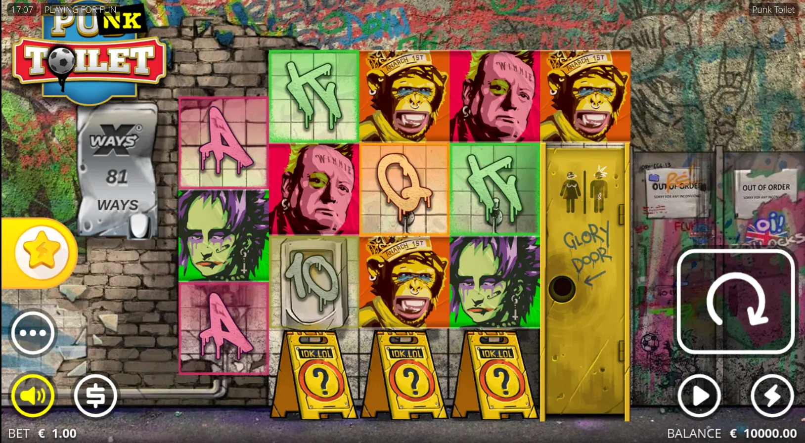 Punk Toilet Theme, Graphics, and Sounds