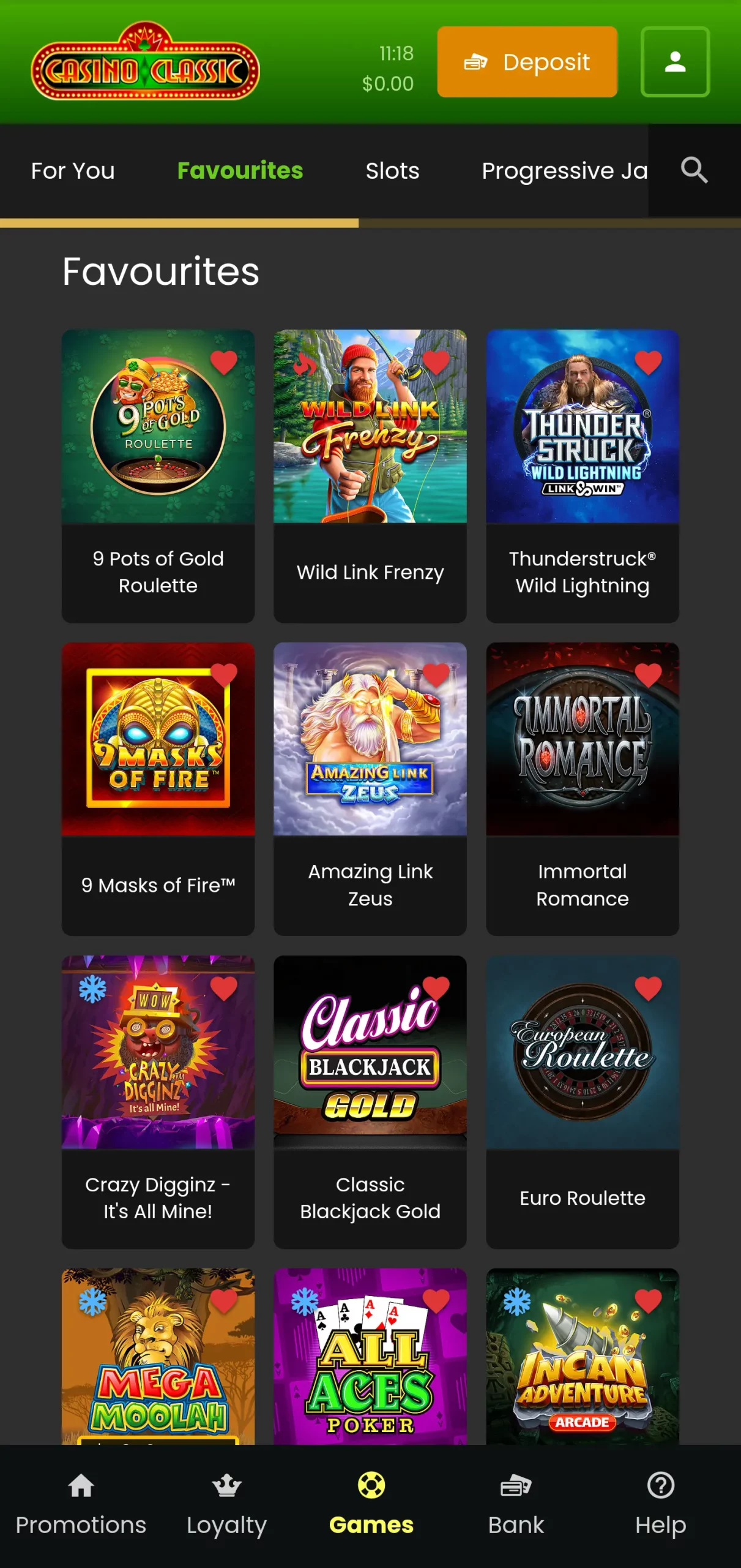 Casino Classic app screenshot 11