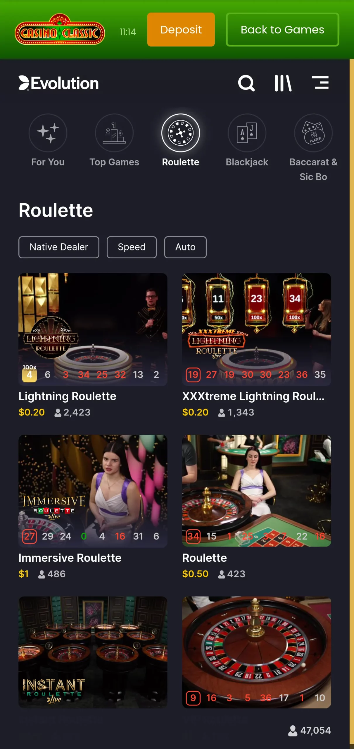 Casino Classic app screenshot 8