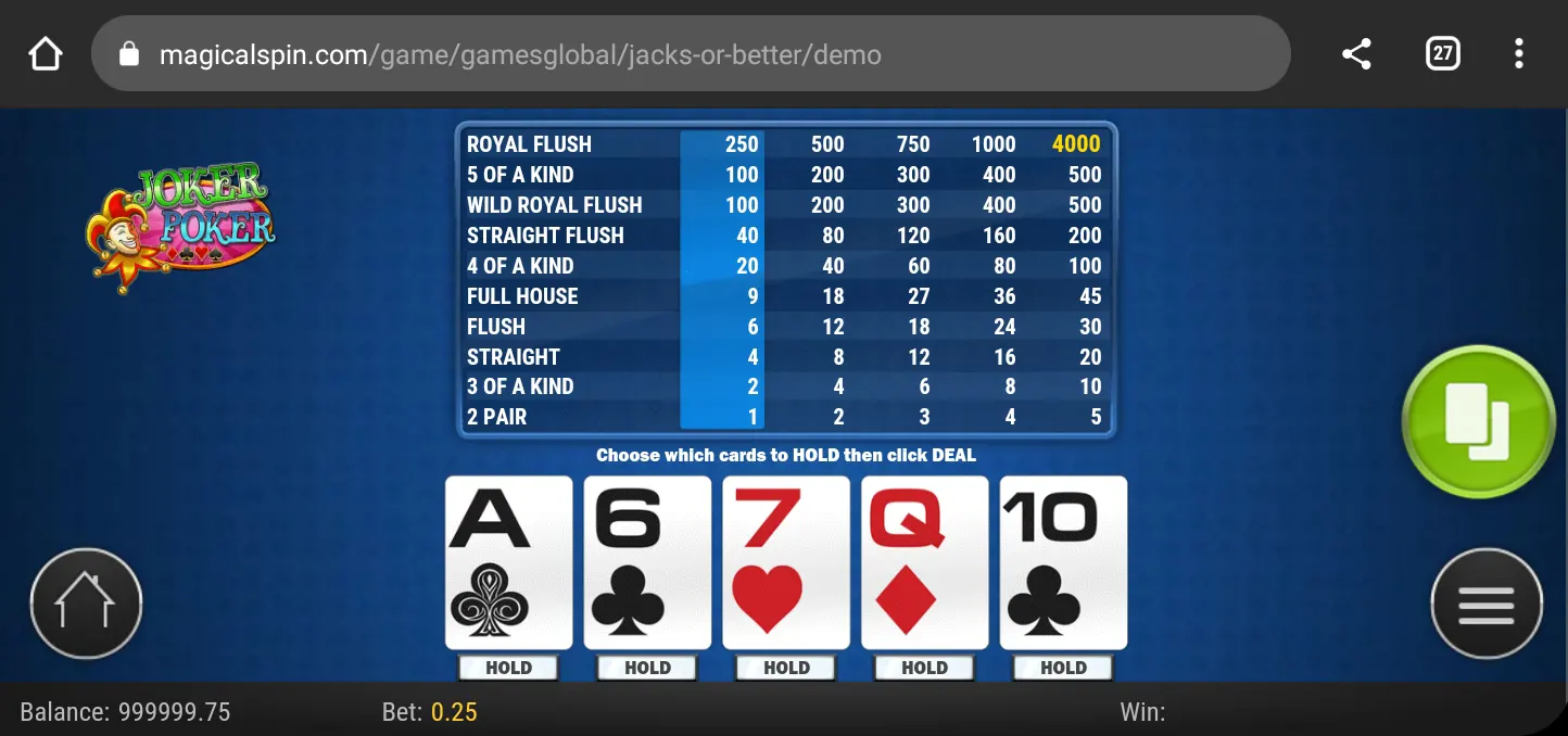 Magical Spin casino app screenshot 10