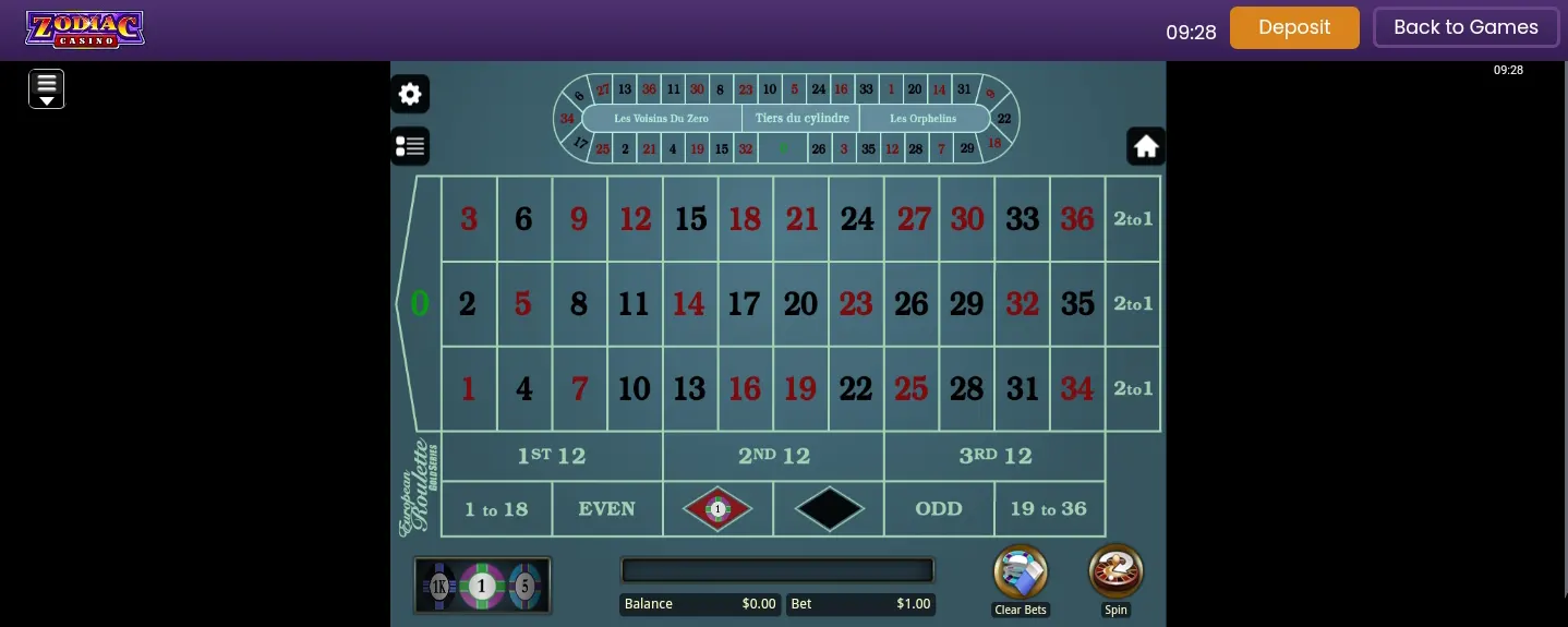 Zodiac casino app screenshot 4