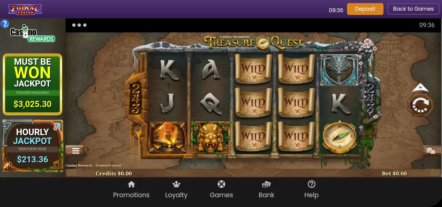 Zodiac casino app screenshot 6