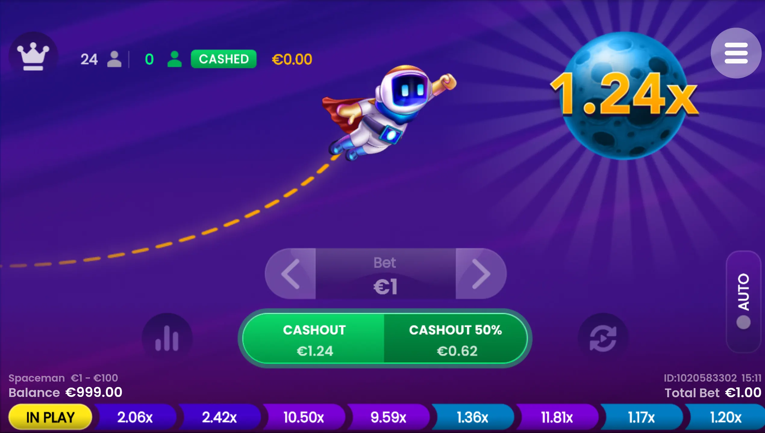 Kryptosino casino app screenshot 10
