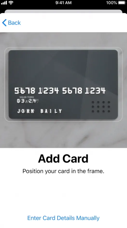 Apple Pay Registration step 3