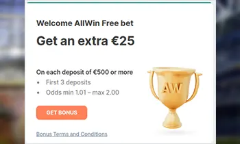 Welcome AllWin Free Bet